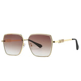 2025 Luxury Designer Sunglasses – Oversized Square Frame with UV400 Protection & Mirror Finish Lenses