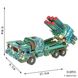 3D Wooden Puzzle RV Model Kit – DIY Educational Toy for Kids & Adults