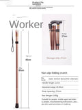 Adjustable Aluminum Hiking Walking Stick with Telescopic Folding Design