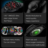 AMOLED Smart Watch with Bluetooth Calling, Fitness Tracking & AI Voice Assistant