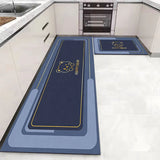 Alfombrilla suave y lavable: alfombra larga antideslizante para cocina, dormitorio, pasillo y baño