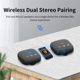 Tribit StormBox Micro 2 - IP67 Waterproof Bluetooth Speaker with 12H Playtime & Deep Bass