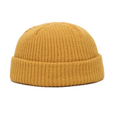 Gorro de punto acanalado unisex: gorro de pescador y esquí cálido para el invierno en climas fríos
