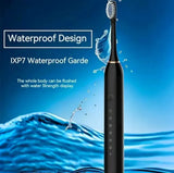 Rechargeable Electric Toothbrush with Soft Bristles and Smart Timer