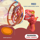 Dinosaur Bubble Gun Toy - Electric Automatic Bubble Blower for Kids Outdoor Play