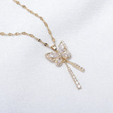 Elegant Butterfly Pendant Necklace – Romantic Jewelry for Women