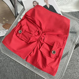 Women's High Waist Yoga Shorts with Pockets - Quick-Drying Gym & Running Shorts