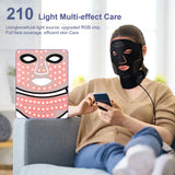 7-Color LED Silicone Mask for Skin Tightening, Anti-Acne & Rejuvenation – Wireless Face & Neck Treatment