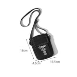 Men’s Oxford Casual Satchel Bag – Lightweight Zipper Shoulder Bag for Daily Use