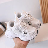 Kids Anti-Slip Sneakers – Unisex PU Leather Velcro Shoes for Ages 4–6