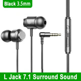 90° Angle Wired Gaming Headset with Mic - HiFi Surround Sound for Samsung/iPhone (3.5mm & Type-C)