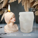 Princess Girl Silicone Candle Mold – Cute Aromatherapy Mold for Candles, Resin, Clay & Gypsum Crafts