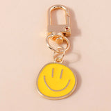 Trendy Smile Face Keychain for Women – Cute Alloy Bag Charm & Key Ring