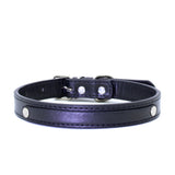 Custom Rhinestone Letter Choker Necklace – Personalized PU Leather Collar for Parties & Cosplay