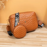 Women's Retro PU Leather Crossbody Shoulder Bag – Stylish Travel & Daily Purse