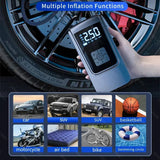 Portable Wireless Car Air Pump with Digital Display & Multi-Mode Inflation