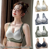 Wireless Push-Up Bra with Soft Support and Anti-Sagging Lift
