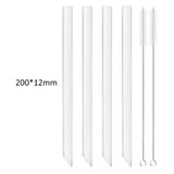 Durable High Borosilicate Glass Drinking Straws – Reusable & Eco-Friendly