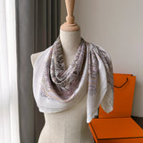 Geometric Pattern Polyester Scarf for Women – Stylish and Versatile Accessory