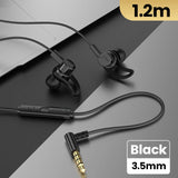 Wired Earbuds with Microphone - 3.5mm & Type-C Gaming Headset for Sports & Mobile Phones