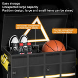 Collapsible Car Trunk Organizer – Large Capacity Storage Box with Reflective Strips