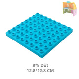 Large Building Block House Set - Doors, Windows & Roof Accessories for Creative Construction Play