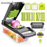 14-in-1 Multifunctional Vegetable Chopper & Slicer – Food Dicer with Handle