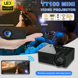 Portable WiFi Smart Projector - 1080P Support with Wireless Screen Mirroring