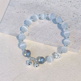 Elegant Crystal Beaded Bracelet – Stylish Opal Gemstone Jewelry for Women