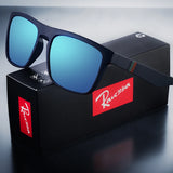 Gafas de sol polarizadas cuadradas vintage: gafas retro con protección UV400 para hombres y mujeres