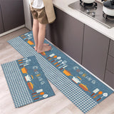 Alfombrilla suave y lavable: alfombra larga antideslizante para cocina, dormitorio, pasillo y baño