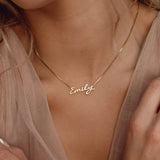 Custom Name Pendant Necklace – Personalized Stainless Steel Jewelry for Men & Women