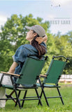 Foldable Wooden Beach Chair with Armrests – Heavy-Duty Outdoor Lounge Seating