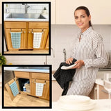 Toallero para colgar sobre la puerta: soporte para colgar toallas de acero inoxidable para baño y cocina; diseño que ahorra espacio y no requiere perforaciones