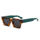 SHAUNA Retro Square Sunglasses – Trendy Tinted Shades for Men & Women