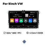 9-Inch Android 13 Car Stereo with CarPlay, Android Auto & Touchscreen Display