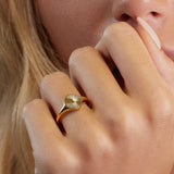 Bold Geometric Stainless Steel Ring – Punk-Inspired Statement Jewelry