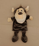 Cartoon Animal Hand Puppets - 35cm Plush Lion, Elephant & Pig Parent-Child Interactive Toys