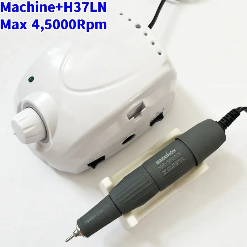 Professional 45000RPM Electric Nail Drill Machine – 65W High-Power Manicure & Pedicure Tool Kit
