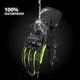 Waterproof Motorcycle Gloves - Windproof, Touchscreen & Winter Riding Protection