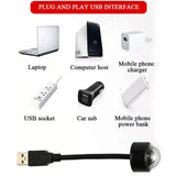 Miniproyector LED de estrellas con USB: luz regulable para el techo del coche y la habitación