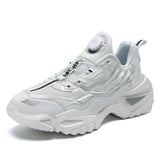 Men’s Casual Mesh Sneakers – Breathable Lace-Up Trainers for Everyday Comfort
