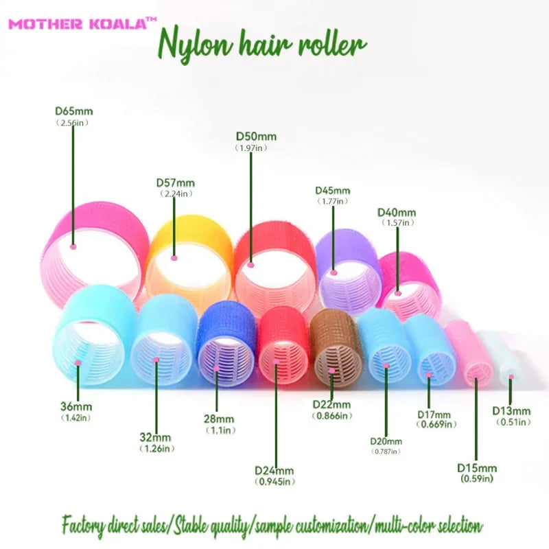 Vented Self-Grip Hair Rollers – Create Volume & Bounce While Blow-Drying