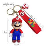 Super Mario Bros Keychain - Cute Character Figure Pendant & Collectible Toy