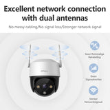 5MP Outdoor PTZ Wi-Fi Security Camera with Color Night Vision, AI Human Detection, and Two-Way Audio