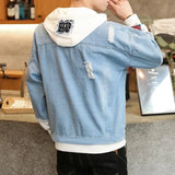 Men's Casual Denim Jacket with Cotton Lining – Stylish & Comfortable Outerwear for Spring & Autumn