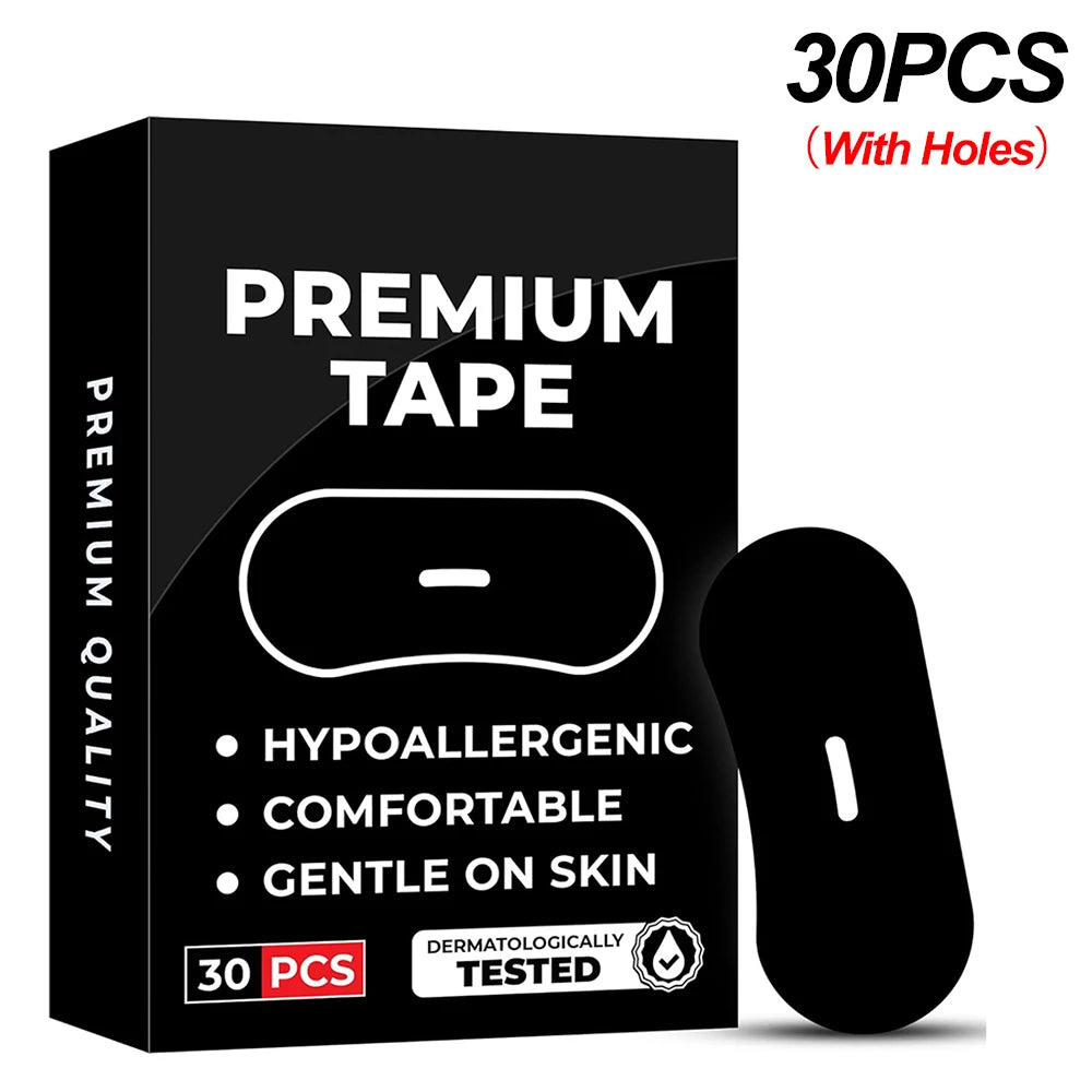 Anti-Snoring Mouth Tape – Cotton Sleep Strips for Quiet Nights & Nasal Breathing