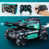 RC Spray Stunt Car – Tanque de waterpolo con control remoto de 2,4 G y acción 4WD
