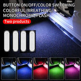 USB-C Rechargeable Car Door Welcome Lights with 7 Colors & Magnetic Mount