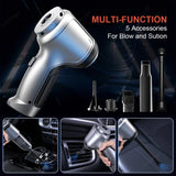 15000Pa Cordless Car Vacuum Cleaner - Powerful Wet/Dry Handheld Vacuum for Home & Auto